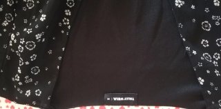 Vestito estivo fantasia floreale nero