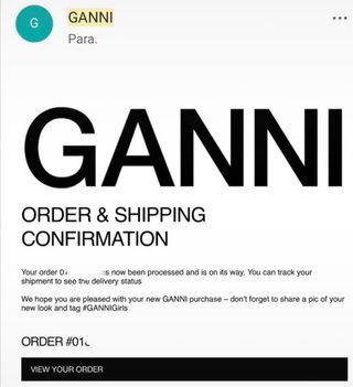 Camiseta Ganni Oso Rosa