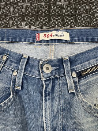 Jeans Levi's 504 Straight Vintage Blu Chiaro