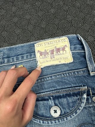 Jeans Levi's 504 Straight Vintage Blu Chiaro