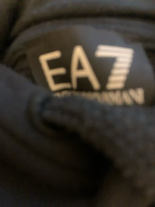 Sudadera EA7 Emporio Armani Negra