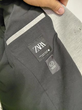 Americana Zara color Gris Talla M