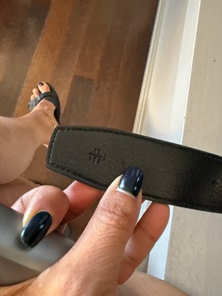 Cintura Hermes H fibbia argento