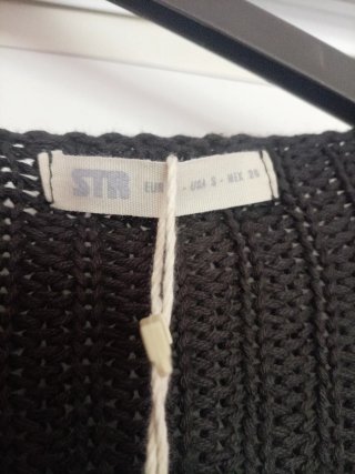 Jersey punto marrón corto S