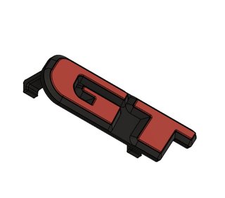 POLO MK2 86C 2F GT EMBLEMA DE PARRILLA DELANTERA