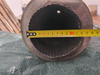Tubo de caldera metálico inox