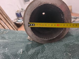 Tubo de caldera metálico inox