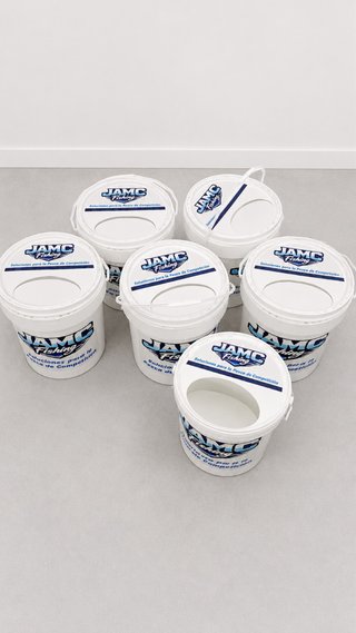 Kit Pesca Cubo Palo Extensible Caja competición