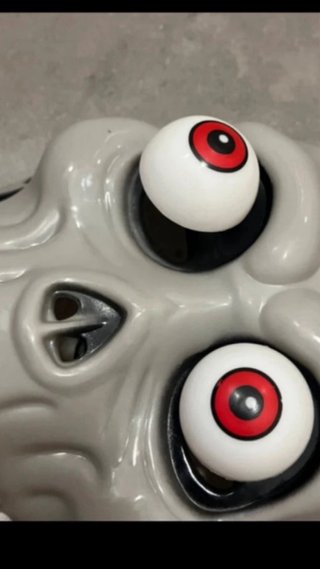 Careta Calavera Ojos Saltones Halloween