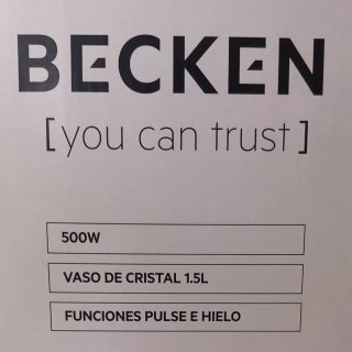 Batidora de vaso Becken 500W