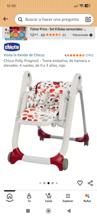 Trona Chicco Polly Progress 5