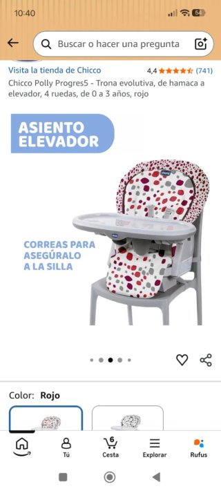 Trona Chicco Polly Progress 5