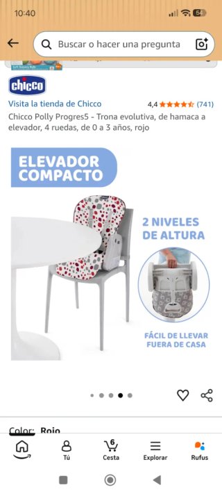 Trona Chicco Polly Progress 5