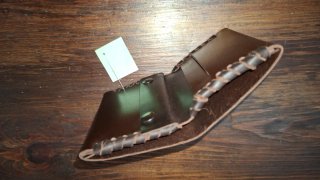Cartera de cuero artesanal
