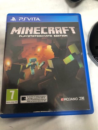 PS Vita OLED 1000 + Minecraft + caricabatterie originale