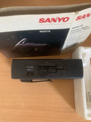 Radio Cassette Sanyo MGR78 AM/FM Vintage
