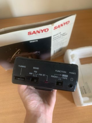 Radio Cassette Sanyo MGR78 AM/FM Vintage