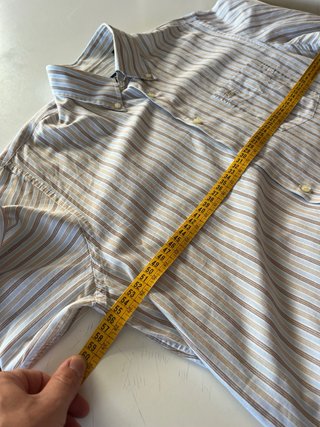 Camisa Burberry Lino y Algodón Rayas