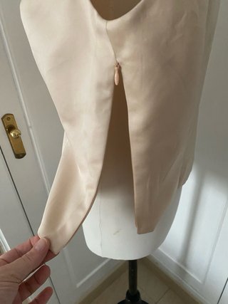 Top satinado vintage