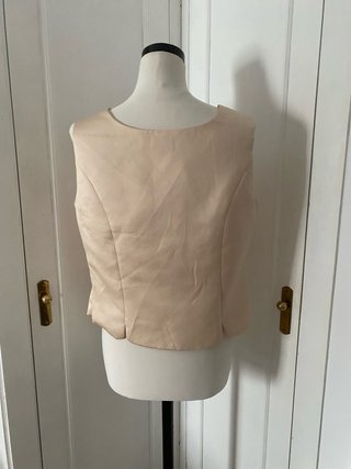 Top satinado vintage