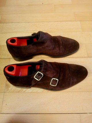Zapatos Martinelli Ante Marrones Talla 39