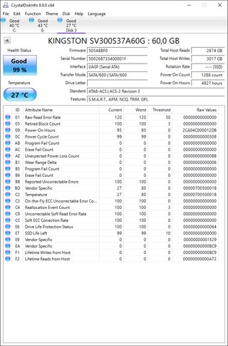 4x SSD Kingston 60GB