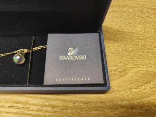 Pulsera Swarovski plata original