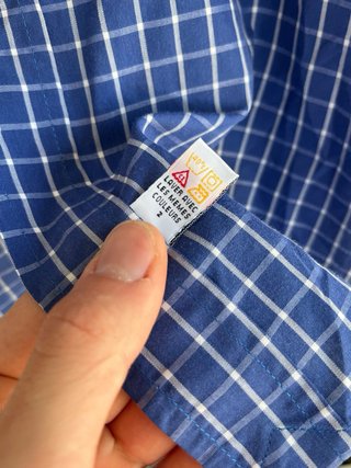 Camisa Polo Ralph Lauren cuadros azul