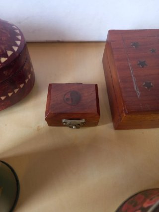 Lote de 7 cajitas decorativas