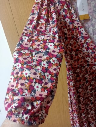 Vestido flores Lefties XL