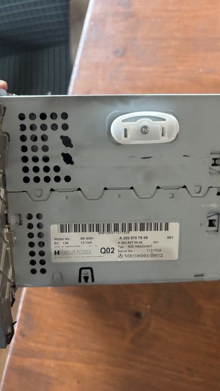 Radio Mercedes C220 W203 Original