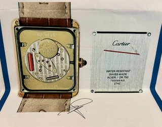 Cartier Tank Solo Oro Amarillo Unisex
