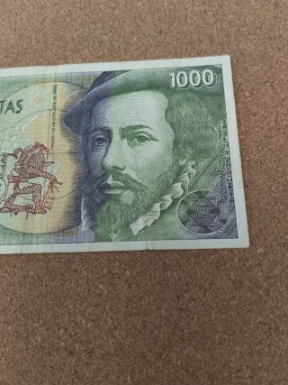 Billete 1000 pesetas 1992