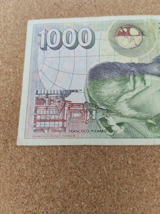 Billete 1000 pesetas 1992