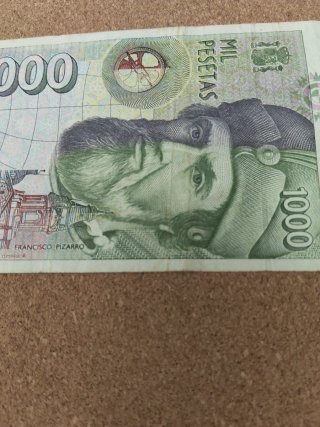 Billete 1000 pesetas 1992