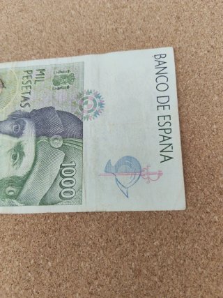 Billete 1000 pesetas 1992
