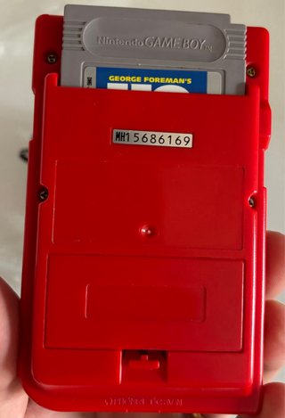 Consola Game Boy Pocket Roja + Juego + Cargador