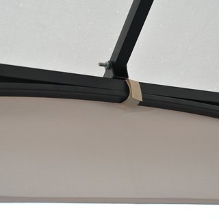 Gazebo da Giardino 3x3m in Metallo con Zanzariere