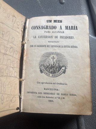 Libro religioso 1864