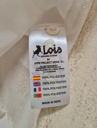 Vestido Lois multicolor corto