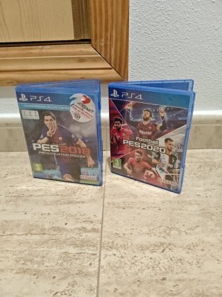 Juegos PS4 PES 2018 y PES 2020