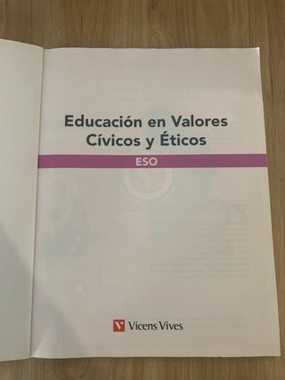 EDUCACION EN VALORES CIVICOS Y ETICOS VC (CER)