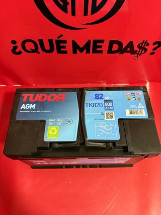 Baterías Coche Tudor AGM TK820 82Ah