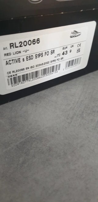 Scarpe da lavoro antinfortunistica U POWER 43
