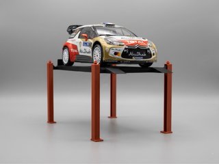 5 Elevadores Coche 1:18