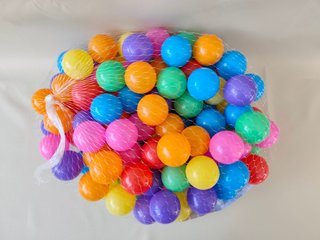 Pack de 100 bolas infantiles multicolor - Nuevo