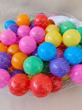 Pack de 100 bolas infantiles multicolor - Nuevo