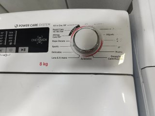 Lavadora Carga Superior Hoover 8kg 1300rpm