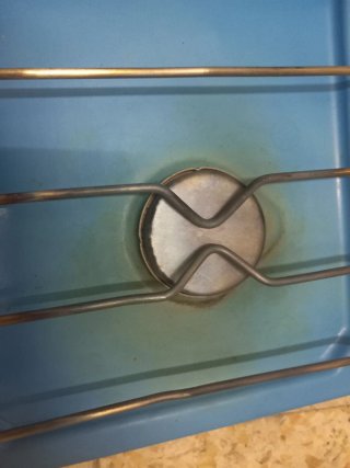 Cocina Gas Portátil 2 Fuegos Azul