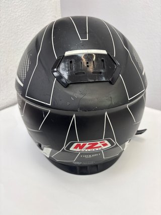 Casco Integral Nzi Fiber Volt Negro Talla L